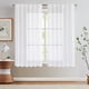 thumbnail image 2 of Cortinas Jinchan, mezcla de lino, 160 x 160 cm, color blanco, para sala de estar, 2 of 6