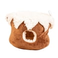 thumbnail image 4 of Nido cálido de invierno para hámster, cama para mascotas cómoda, portátil, divertida y compacta, para hacer ejercicio, casa para hámsteres y, 4 of 7