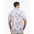 thumbnail image 5 of Chaps Men's and Big Men's Linen-Blend Print Woven Shirt, Sizes S-3XL, 5 of 6