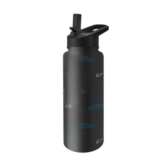 NFL Carolina Panthers 34oz Step And Repeat Quencher Bottle