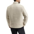 thumbnail image 2 of X RAY Jeans PU Quilted Jacket with Faux Shearling Lining, Beige, M, 2 of 10