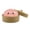 Pink-#320, variant on Dumpling Squishy Stress Relief Toy with Wooden Steamer – Slow-Rebound Soft Silicone Squeeze Toy for Adults, Teens & Kids, Office Desk, Study Room, Anxiety Relief & Fun Prank