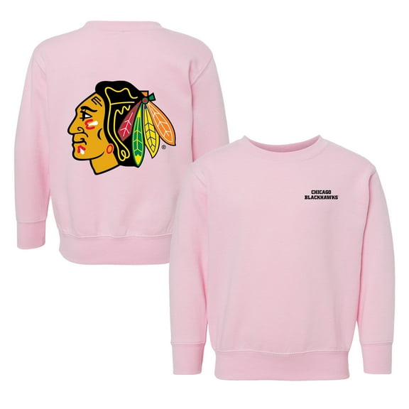 Toddler Chad & Jake Pink Chicago Blackhawks Pullover Sweatshirt