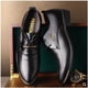 thumbnail image 3 of Zapatos de otoño para hombre Zapatos de vestir de cuero Zapatos casuales de negocios para hombre Con cordones y punta, 3 of 6