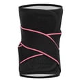 thumbnail image 2 of Sports Knee Pads, Elastic Compression Fabric Shock Absorption Knee Support Brace Polyester  For Meniscus Pink, 2 of 8