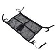 thumbnail image 2 of Bienvenido Bolsa de almacenamiento para techo de coche, bolsillo de malla para techo colgante elástico ajustable de poliéster para vehículo, Camping al aire libre, 78x53cm, 2 of 8