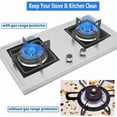 thumbnail image 4 of Protección de estufa de gas, juego de 8 protectores de estufa de quemador de gas antiadherentes reutilizables para cocinar Lefou, 4 of 5