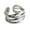 B-Silver, variant on 2/1pcs Women Open Simple Rings Multi Lines Shape Personality Ring Adjustable Thumb Index Finger Ring Party Accessories Jewelry Ring Fashion Gift
