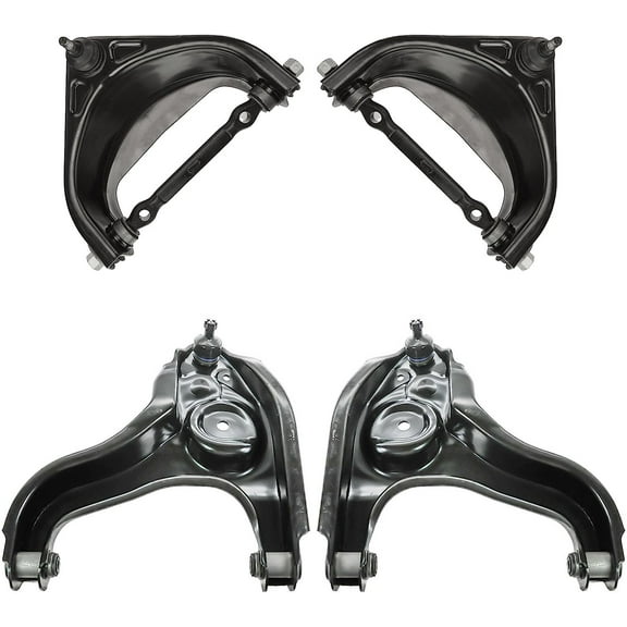 Front Upper Lower Control Arm with Ball Joint SET for 94-99 Dodge Ram 1500 2WD