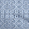 thumbnail image 1 of oneOone Cotton Silk Medium Blue Fabric Block Craft Projects Decor Fabric Printed By The Yard 42 Inch Wide-JB, 1 of 5