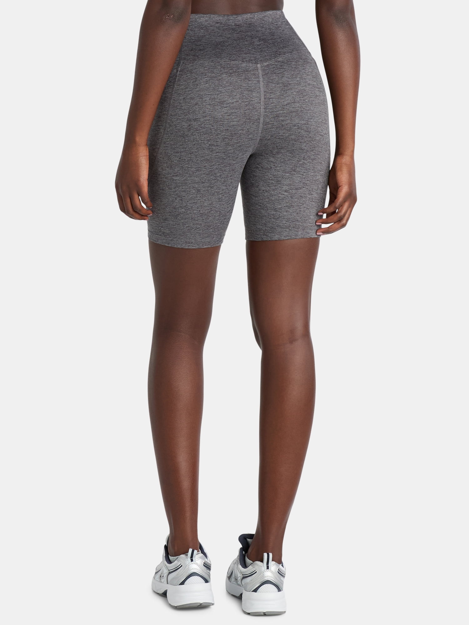Athletic Works Women's and Women's Plus High Rise Bike Shorts, Size XS-4X