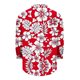 thumbnail image 5 of Camisas de Cuello de la Tripulación de Manga Corta para las Mujeres Estilo Hawaiano No Estructurado Impreso Cuello Acampanado Blusa de Manga Larga Camisas de Cuello de la Tripulación de Manga Larga p, 5 of 6
