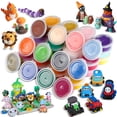 thumbnail image 2 of Kit de arcilla para modelar CiaraQ, 36 colores, arcilla secada al aire con herramientas, 2 of 7
