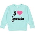 thumbnail image 2 of Inktastic I Love Gymnastics Toddler Sweatshirt, 2 of 4