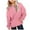 Pink, variant on newwalpole Boys Girls Plain Hoodies Long Sleeve Oversized Hoodie Kids Soft Cotton Hooded Sweatshirts Baggy Preppy Pullover Top Gray for Size 2-3 Years
