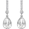 Authentic Crystal Attention Pierced Earrings 5036781