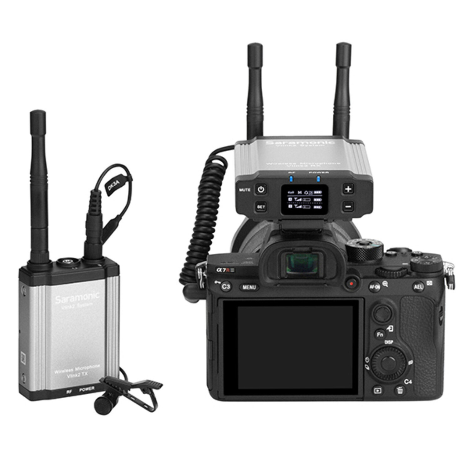 Vlink2 Kit 1 Wireless Lavalier Mic System w/ IFB Talkback, Dual Receiver, DK3 Lav, Hard Case  More