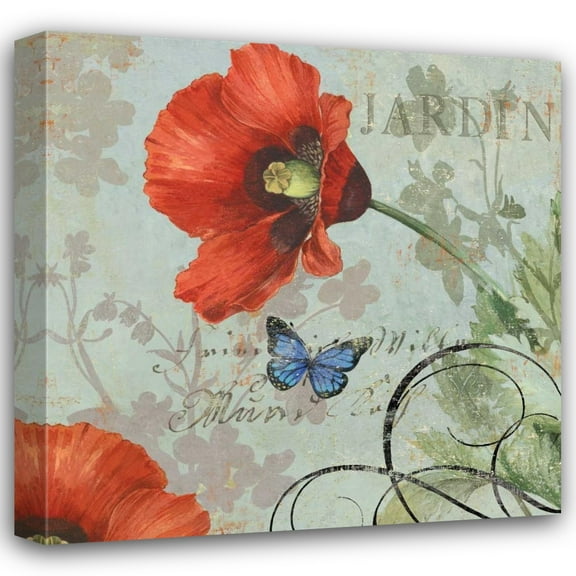 Aimee Wilson 20x20 Gallery Wrapped Canvas Wall Art Titled - Jardin