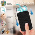 thumbnail image 3 of Estuche para hilo dental POTYHDC recargable, estampado leopardo negro, 3 of 6