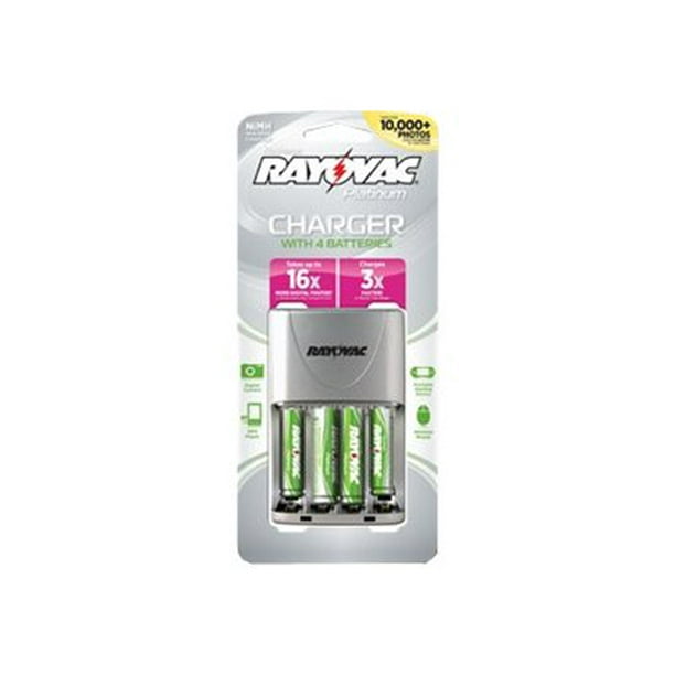 Rayovac Platinum 35 hr battery charger (for 4xAA/AAA) 2 x AA type