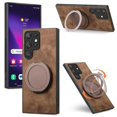 thumbnail image 1 of For Samsung Galaxy S24 Ultra Phone Case with Rotating Kickstand Stress Relief Retro Leather Back Cov, 1 of 5