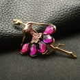 thumbnail image 3 of Pin de Broche Zulema Imitación Dorado Ballet con Piedras Preciosas, 3 of 7