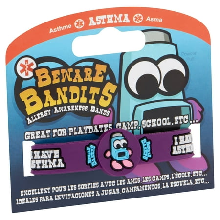 Beware Bandits Asthma Allergy Awareness Bands