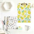 thumbnail image 4 of FMSHPON Lemons Clipboard Hardboard Wood Nursing Clip Board and Pull for Standard A4 Letter 13x9 inches, 4 of 7