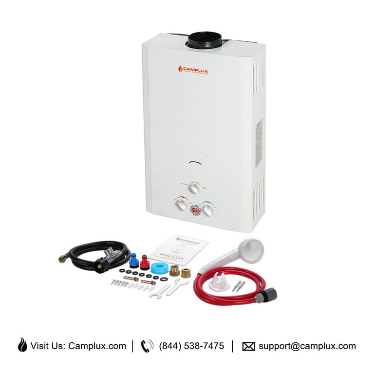 Camplux Outdoor Portable Propane Tankless Water Heater, BW264 