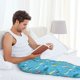 thumbnail image 5 of Balery Different Color Fishing Bait Pantalones de pijama para hombre, pijama ultraligero, pantalón de descanso-Small, 5 of 6
