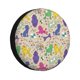 thumbnail image 1 of Fotbe Colorful Poodle Dog Funda de Llanta de Repuesto con Estampado, Engrosada, Ajuste Universal para Jeep, Remolque, RV, SUV, Camión-16 inch, 1 of 6