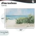 thumbnail image 4 of Stupell Industries Transitional Soothing Beach Day Canvas Art, 45 x 30, by Jane Slivka, 4 of 8