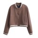thumbnail image 1 of SLTNX-Chaquetas de moda para mujer, abrigos informales elegantes de manga larga con cuello redondo y bolsillos, Otoño, 2023, 1 of 4