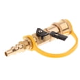 thumbnail image 1 of Conector adaptador de rápida de propano de 1/4 , estufa de camping, latón , de utilizar shamjiam Accesorios de tubería de propano Latón, 1 of 8