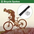 thumbnail image 2 of Unique Bargains Universal Bicycle Spokes Bike Wheel Spokes 14G Carbon Steel Black 1 Set Black,291mm, 2 of 7