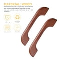 thumbnail image 5 of COSMOBETTY 6Pcs Wood Dresser Knobs for Kitchen Cupboards Replacement Handle 12.8x1in, 5 of 8