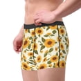 thumbnail image 2 of Kdxio Men's Boxer Briefs with Classical Cute Sunflower Print - Comfortable and Breathable Underwear for Everyday Wear, 2 of 5