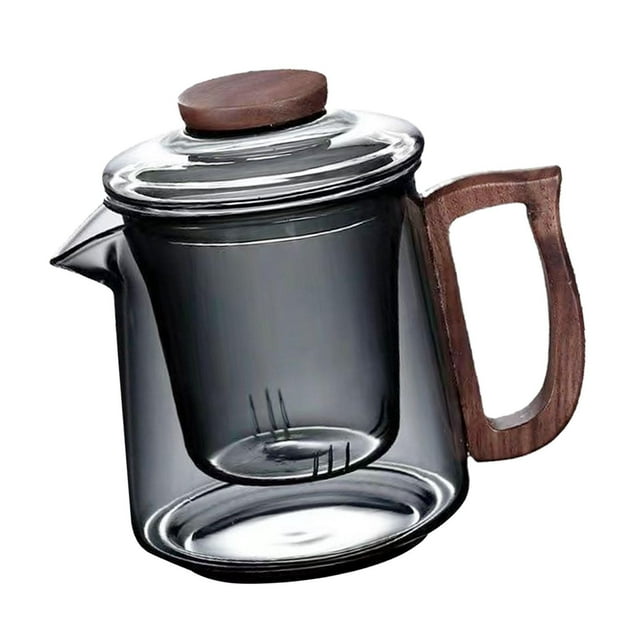 GROWTH TANK 490ml Glass Teapot Blooming Flower Tea Tea Kettle for Kitchen Tea House Home B
