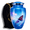 Blue, variant on Nova Niche Aluminum Cremation Urn for Human Ashes, Adult 200 Cu In, Blue Butterfly Blossom with Velvet Bag