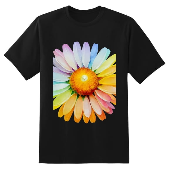 Men's Graphic TeeDaisy Letter Print T-Shirts Round Neck Short Sleeves Sizes XS-5XL Summer Daily Casual Tops