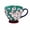 Emerald Green, variant on HDJNal Hand Painted Ceramic Coffee Mug, Large Floral Tea Cup, Vintage Boho Stoneware Mug 20 oz