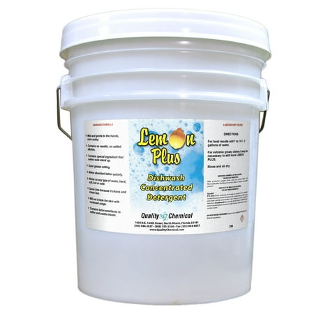 Lemon Plus liquid dishwash concentrated detergent. - 5 gallon (Best Quality E Liquid Concentrate)