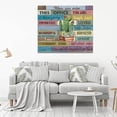 thumbnail image 3 of HFDF When You Enter This Office You Are Amazing Wonderful Tough Kind Print Canvas Wall Art Cactus Succulents Inspirational Poster School Counselor Therapist Decor 18x12inch Framed, 3 of 6