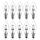 thumbnail image 1 of 42w E14 C35 Dimmable Halogen Bulb Ac 220-240v Warm White 2700k E14 Transparent Halogen Candle Bulb (10pcs), 1 of 5