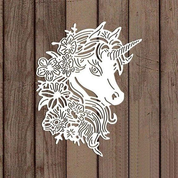 Metal Die Cuts, Beautiful Unicorn Cutting Dies for DIY Scrapbooking Album Decorative Paper Card Embossed Craft Die Cut