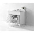 thumbnail image 4 of Ancerre Designs Aspen 36" Transitional Wood Bathroom Vanity Set in White, 4 of 17