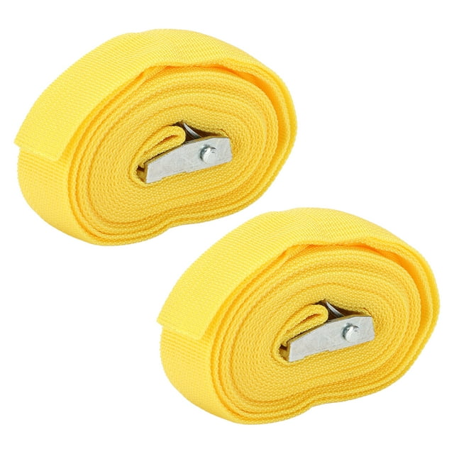Sangle de Fixation pour Cargaison, Robuste, Facile à Utiliser, Réglable, Durable pour Transport, Déménagement, Expédition / 9,8 Pieds