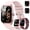Pink, variant on Smart Watch Fits for Android and IPhone, 1.85 inch Fitness Tracker, Men Women's Smartwatch with Answer/Make Calls/120+ Sports Modes/Message Reminder, IP68 Waterproof Rouge Pink