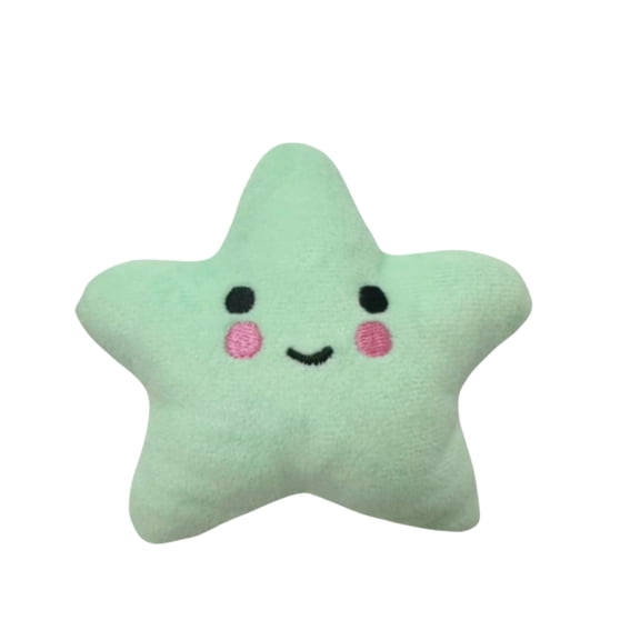 Squeaky Plush Pet Toy for Boredom Relief, Long-Lasting Stuffed Animal Chew Toy for Small Medium Dogs Indoor Fun, Green