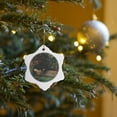 thumbnail image 7 of 3drose, Ophelia by John Everett Millais, 3 inch Snowflake Porcelain Ornament, 7 of 7